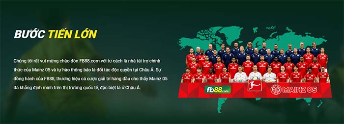 Fb88 hợp tác cùng CLB Mainz 05